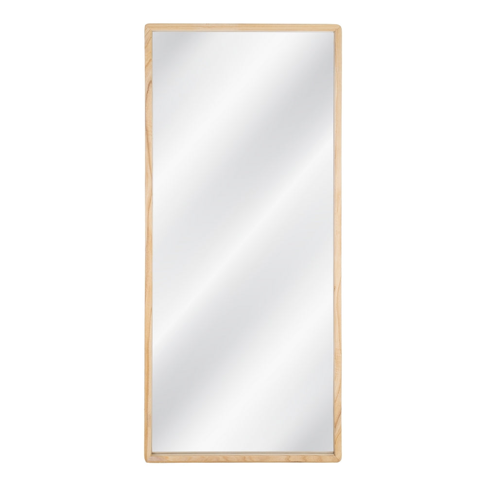 ESPEJO MARRÓN CLARO MADERA PAULONIA 80 X 3 X 180 CM