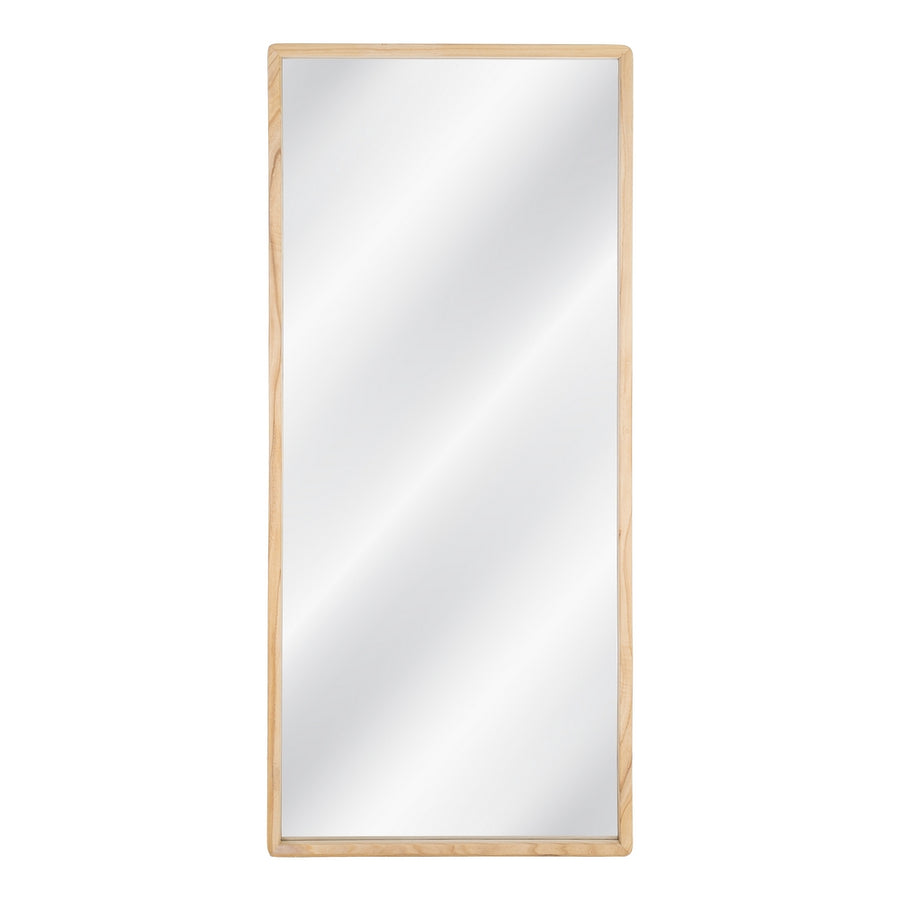 ESPEJO MARRÓN CLARO MADERA PAULONIA 80 X 3 X 180 CM