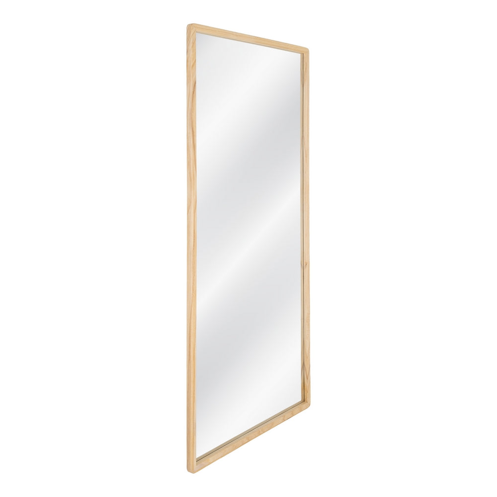 ESPEJO MARRÓN CLARO MADERA PAULONIA 80 X 3 X 180 CM