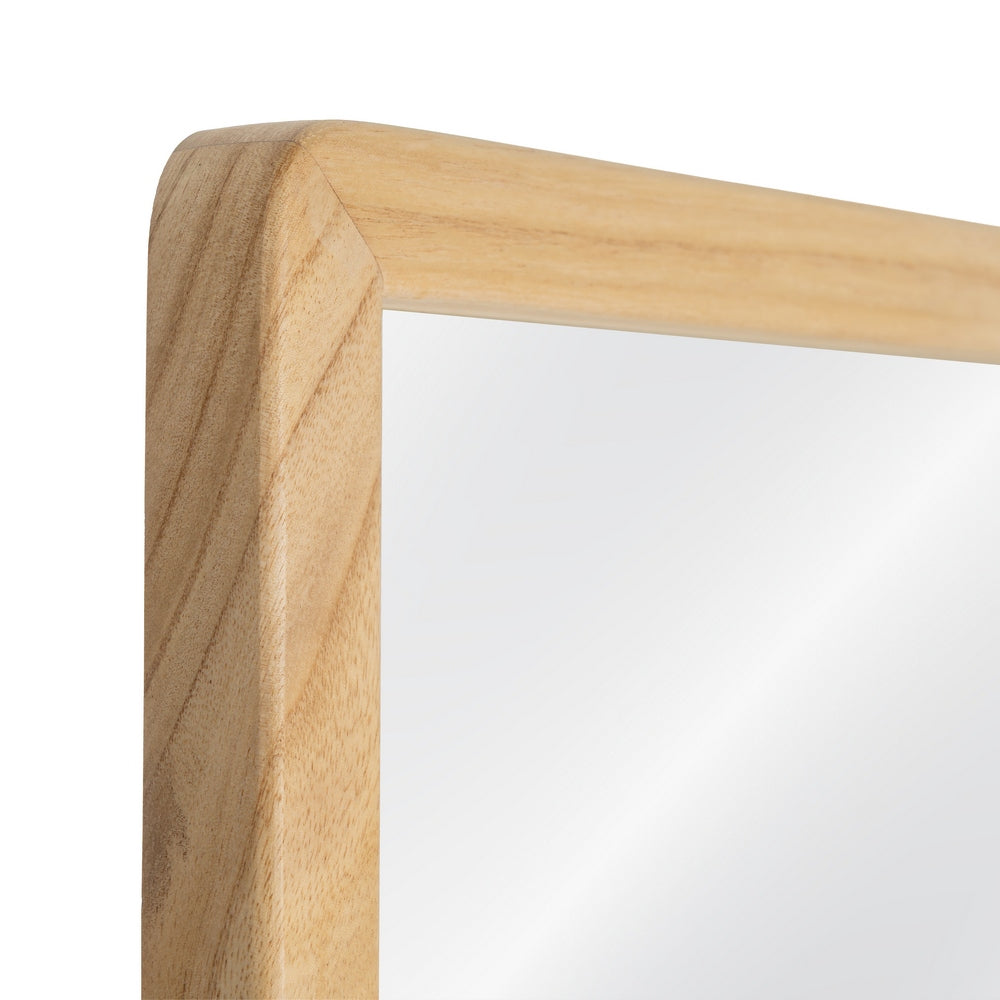 ESPEJO MARRÓN CLARO MADERA PAULONIA 80 X 3 X 180 CM