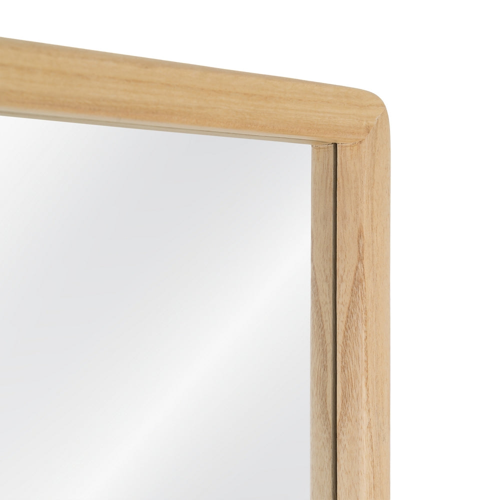 ESPEJO MARRÓN CLARO MADERA PAULONIA 80 X 3 X 180 CM