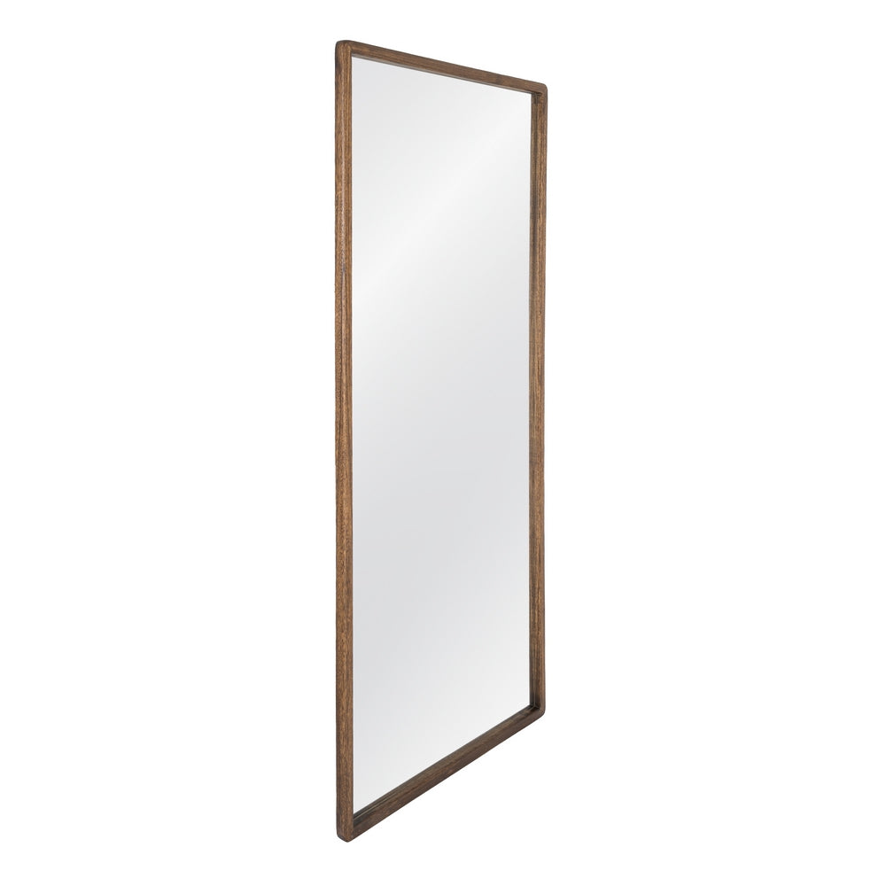 ESPEJO MARRÓN OSCURO MADERA PAULONIA 80 X 3 X 180 CM