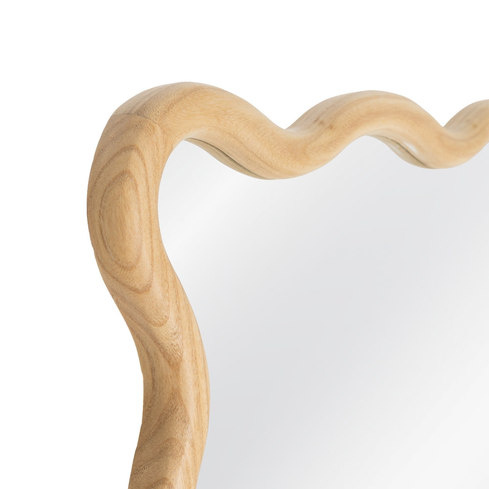 ESPEJO MARRÓN CLARO MADERA PAULONIA 80 X 3 X 180 CM