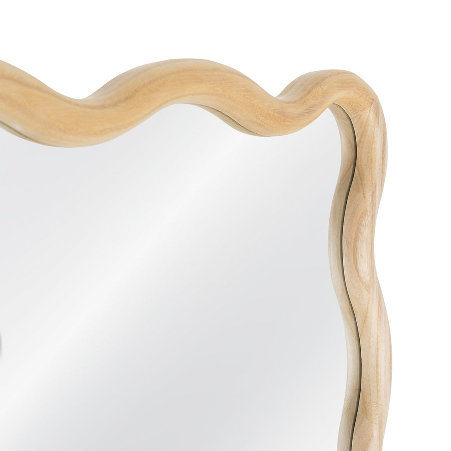 ESPEJO MARRÓN CLARO MADERA PAULONIA 80 X 3 X 180 CM