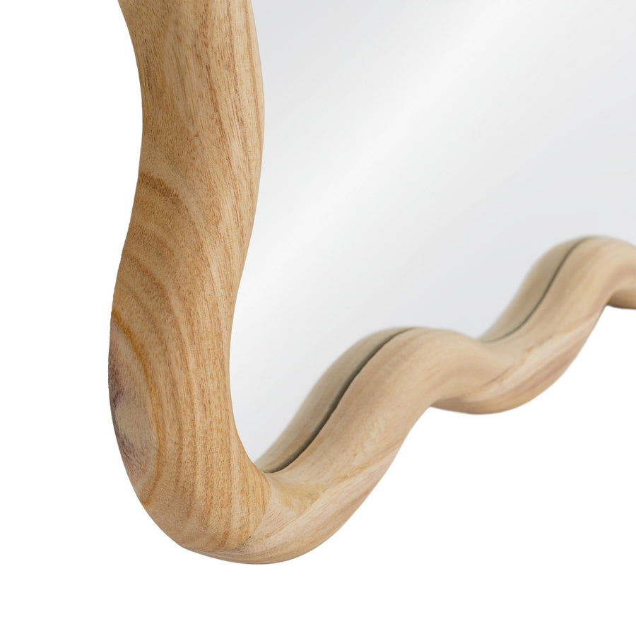 ESPEJO MARRÓN CLARO MADERA PAULONIA 80 X 3 X 180 CM