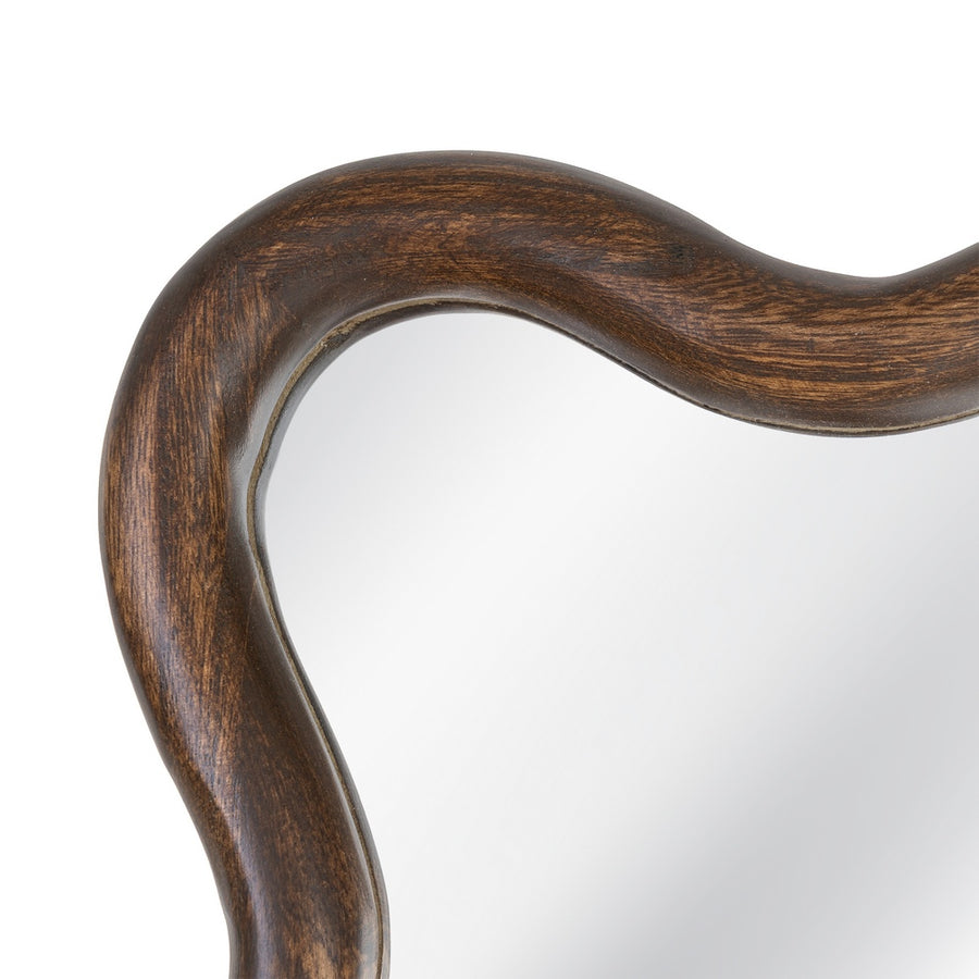 ESPEJO MARRÓN OSCURO MADERA PAULONIA 80 X 3 X 180 CM