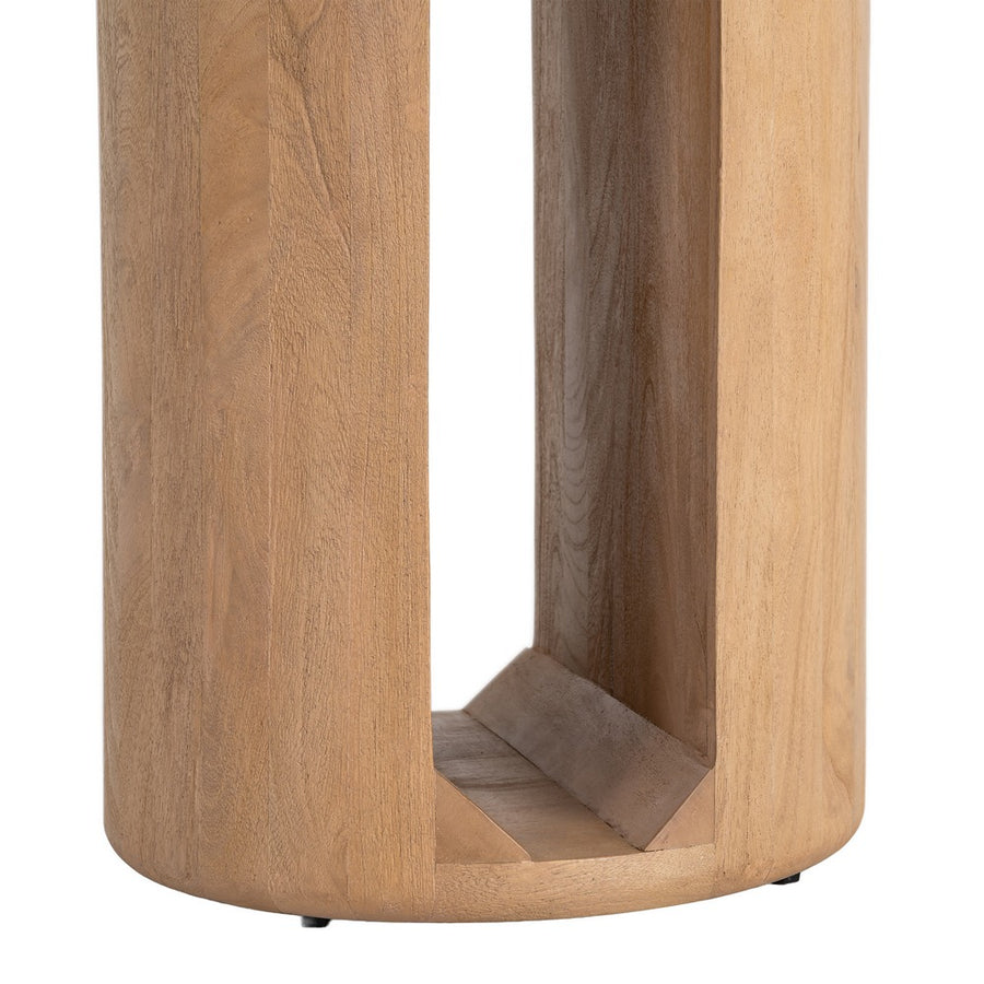 NATURAL MANGO WOOD DINING TABLE 100 X 100 X 76 CM
