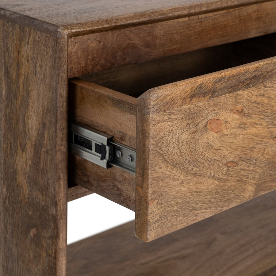 MANGO WOOD LIVING ROOM CONSOLE TABLE 100 X 35 X 80 CM
