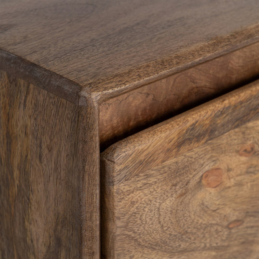 MANGO WOOD LIVING ROOM CONSOLE TABLE 100 X 35 X 80 CM