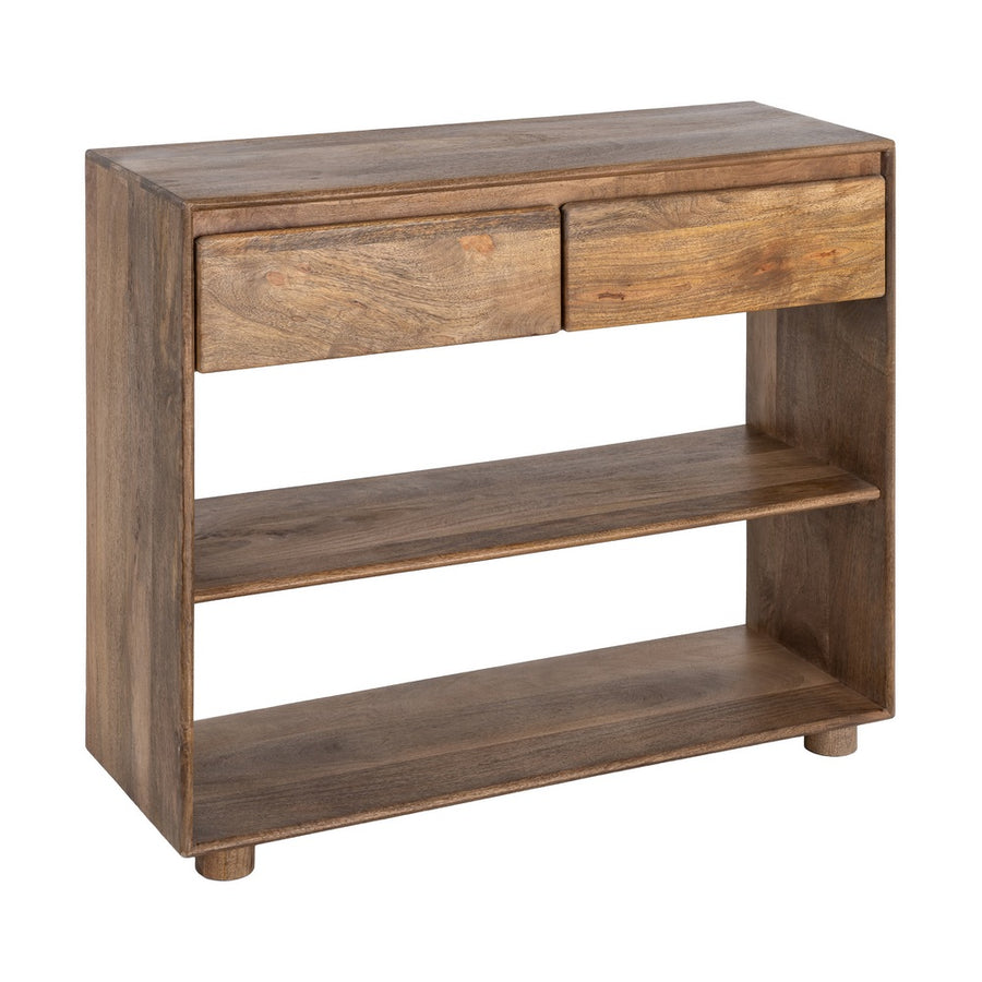 MANGO WOOD LIVING ROOM CONSOLE TABLE 100 X 35 X 80 CM