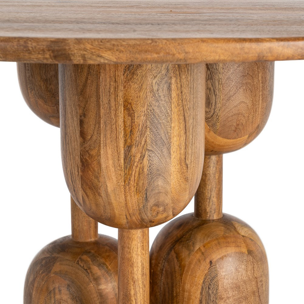 MESA COMEDOR MADERA DE MANGO SALÓN 120 X 120 X 76 CM