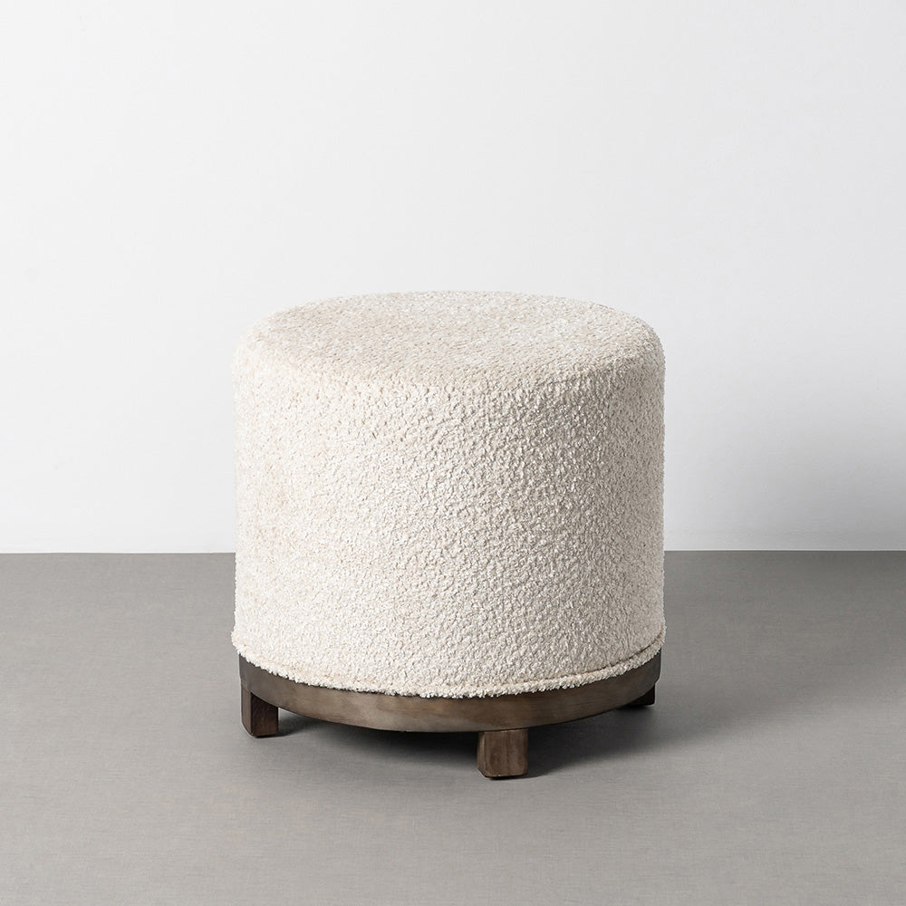 PUF GIRATORIO CREMA DM-TEJIDO 50 X 50 X 47 CM