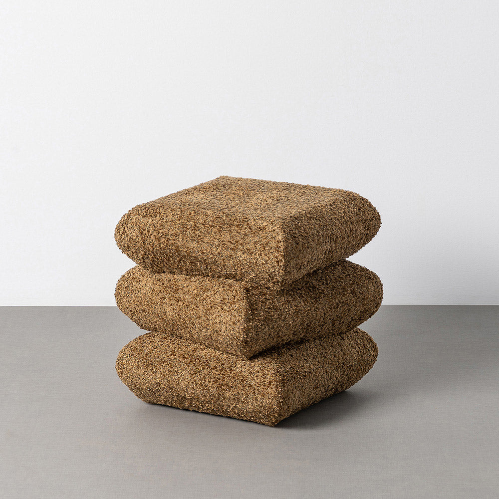 PUF OCRE DM-TEJIDO 42 X 42 X 42 CM