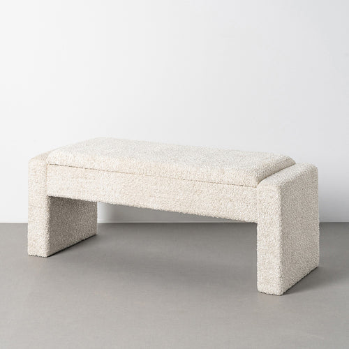 BANCO BA�L CREMA DM-TEJIDO 117 X 43 X 45 CM