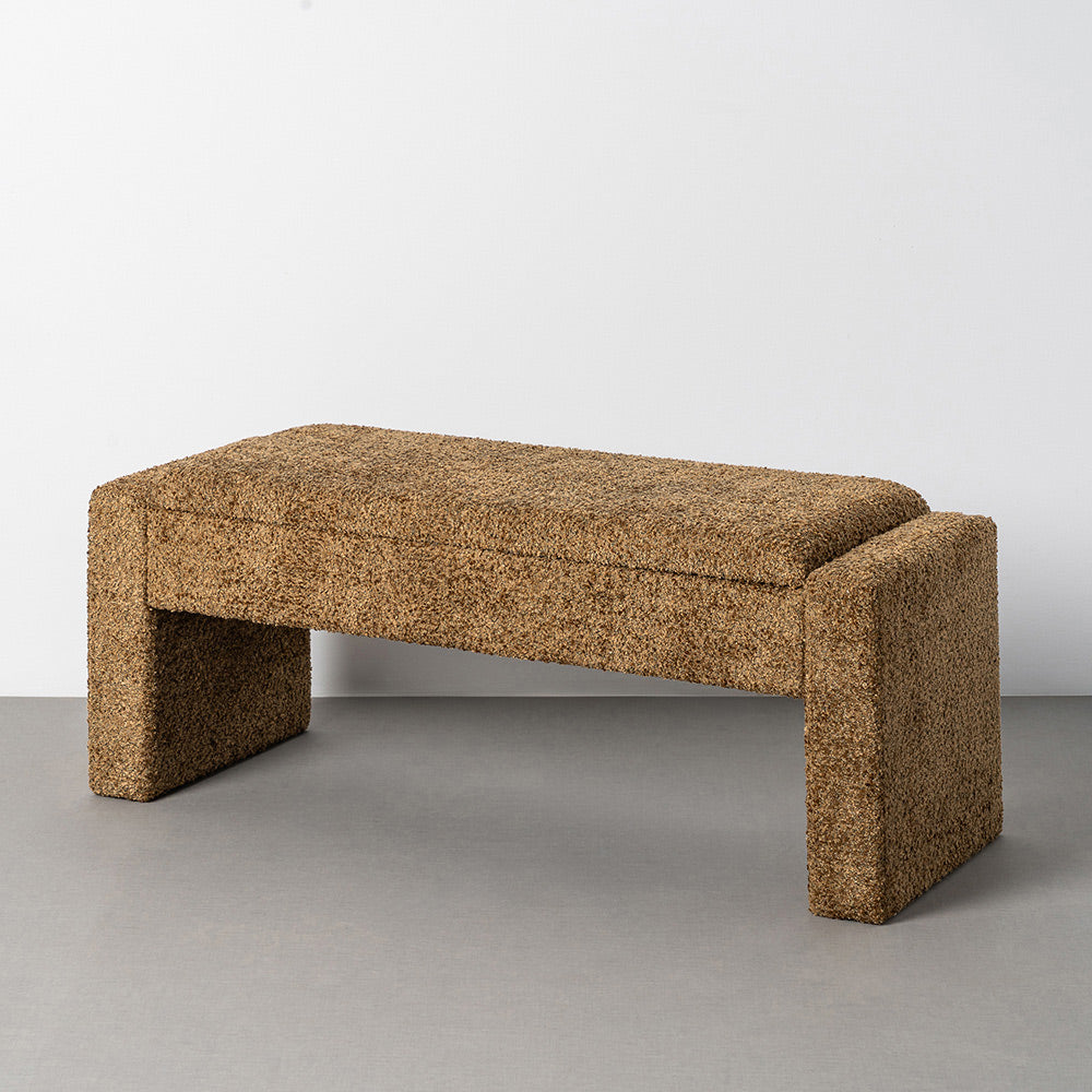 BANCO BA�L OCRE DM-TEJIDO 117 X 43 X 45 CM