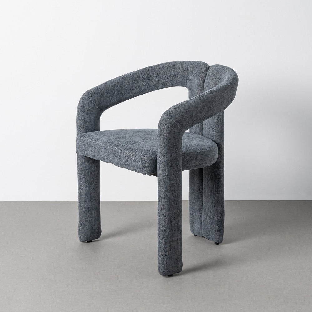SILLA BRAZOS AZUL TEJIDO CONTRACT 60 X 46,50 X 76,50 CM