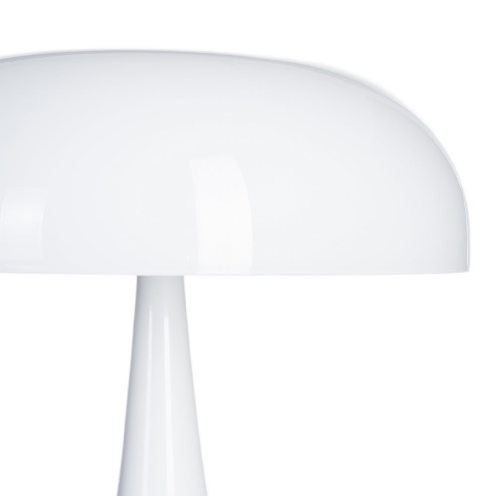 LÁMPARA MESA BLANCO CRISTAL-METAL 25,50 X 25,50 X 25 CM