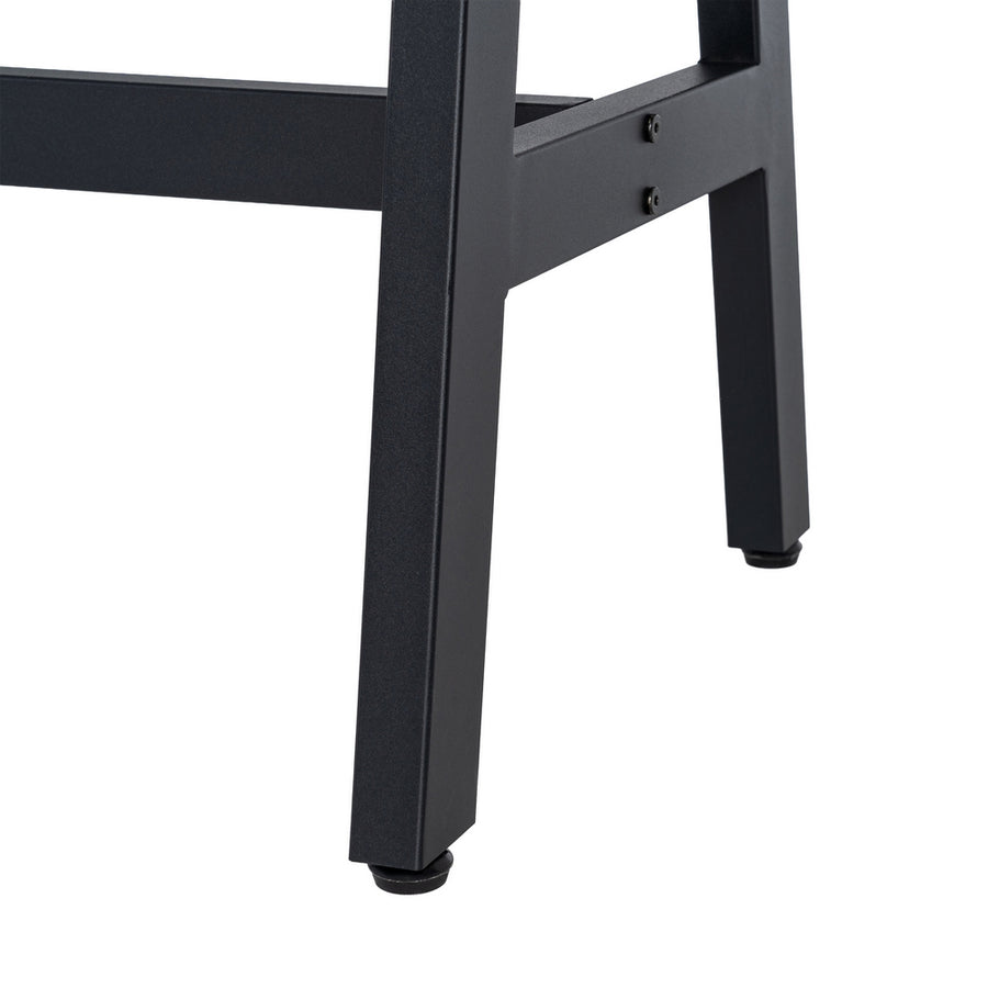 BLACK-CREAM HIGH TABLE DM-METAL FURNITURE 138 X 50 X 100 CM