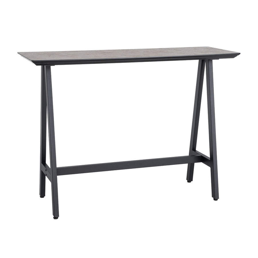 BLACK-CREAM HIGH TABLE DM-METAL FURNITURE 138 X 50 X 100 CM