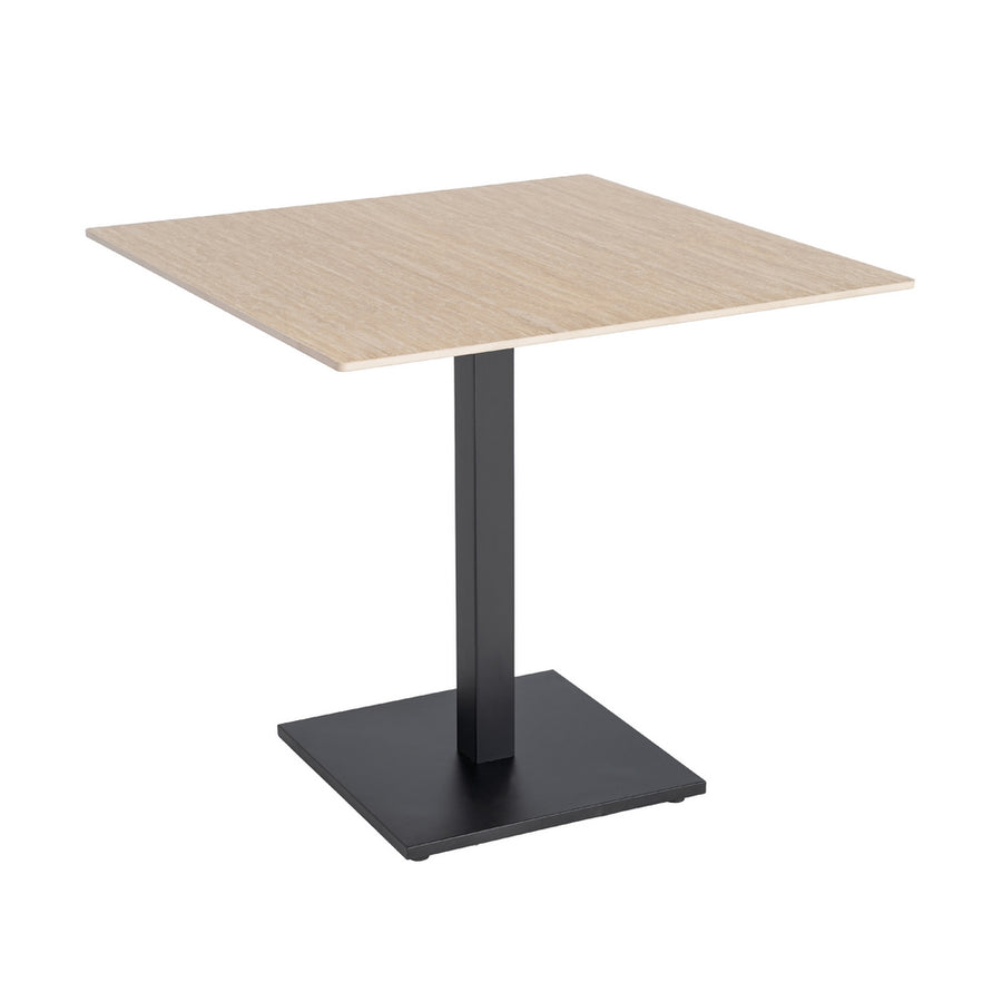 MESA TRAVERTINO PIEDRA SINTERIZADA 80 X 80 X 75 CM