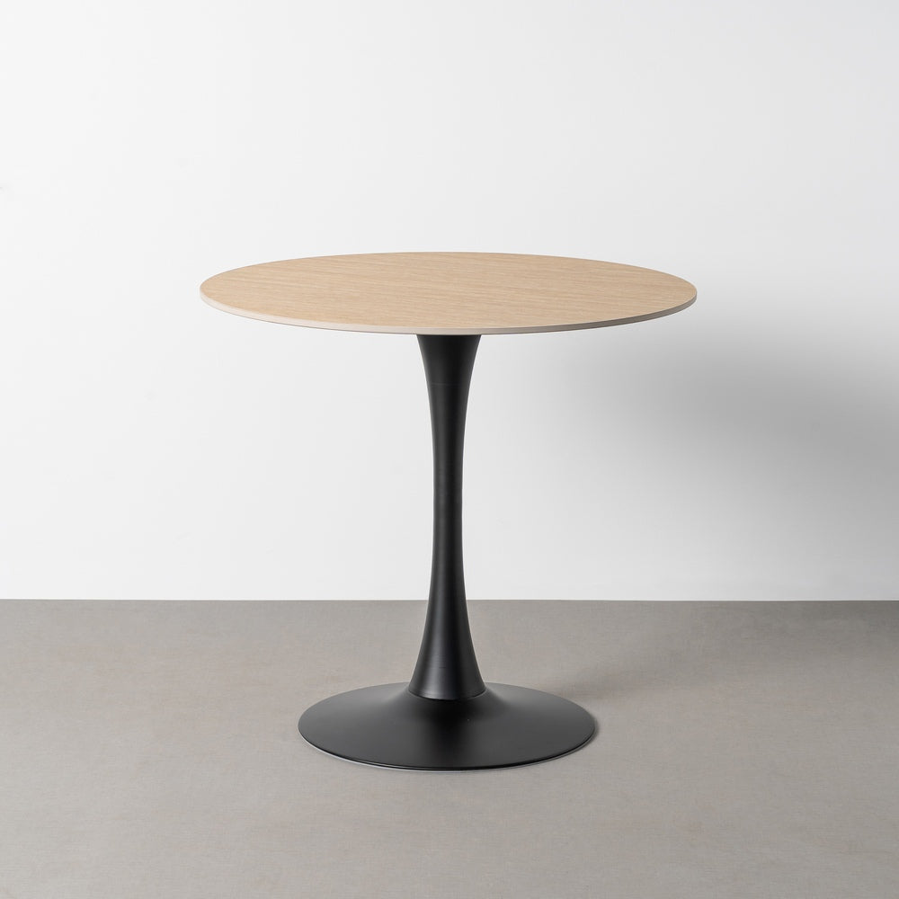 MESA REDONDA TRAVERTINO 80 X 80 X 75 CM