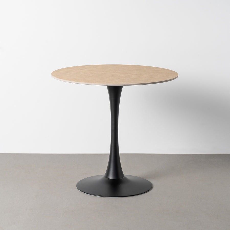 MESA REDONDA TRAVERTINO 80 X 80 X 75 CM