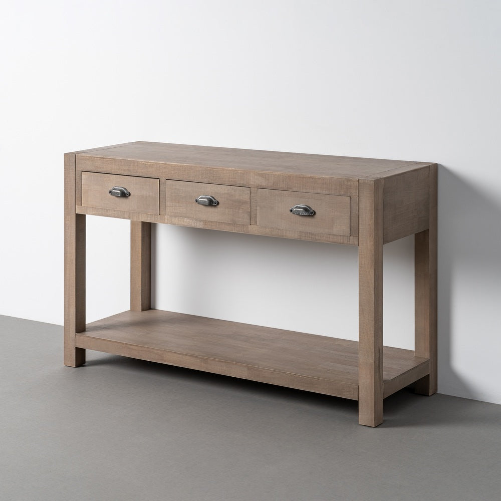 CONSOLA NATURAL MADERA 135 X 45 X 80 CM