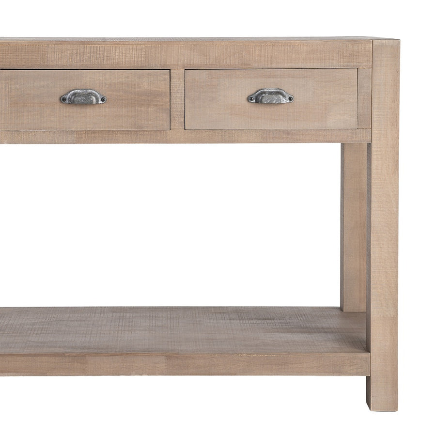 CONSOLA NATURAL MADERA 135 X 45 X 80 CM