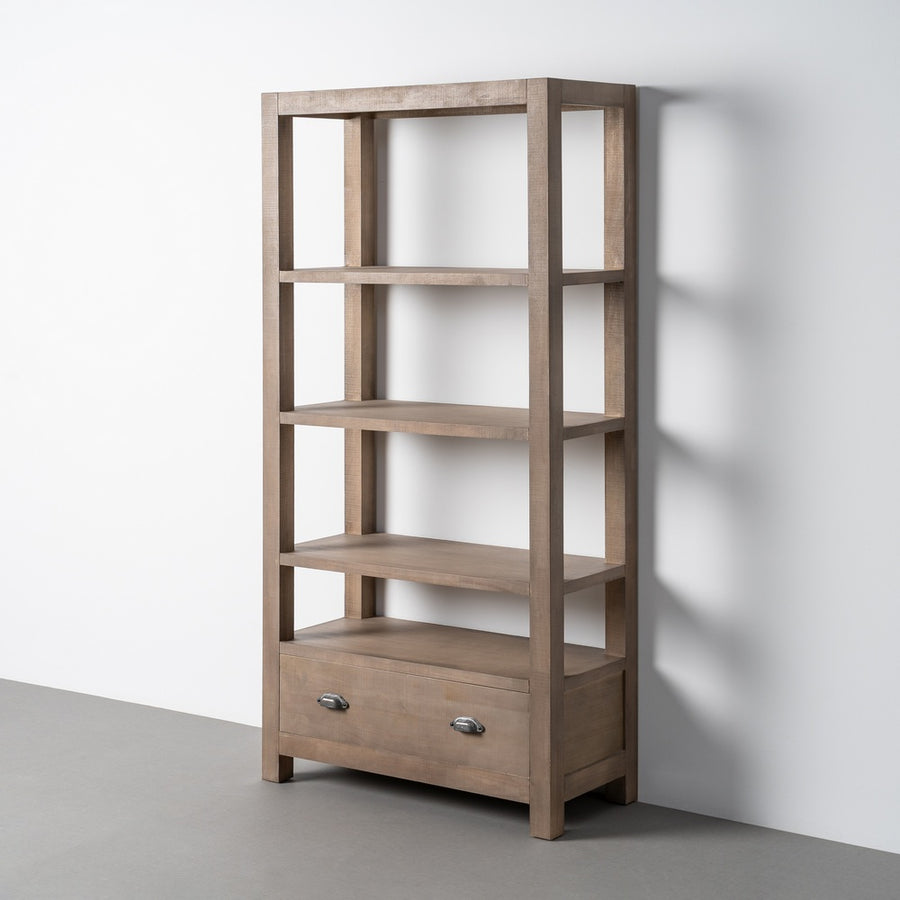 ESTANTERÍA NATURAL MADERA DE PINO 90 X 40 X 180 CM