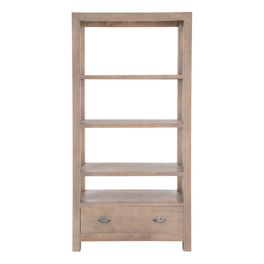 ESTANTERÍA NATURAL MADERA DE PINO 90 X 40 X 180 CM