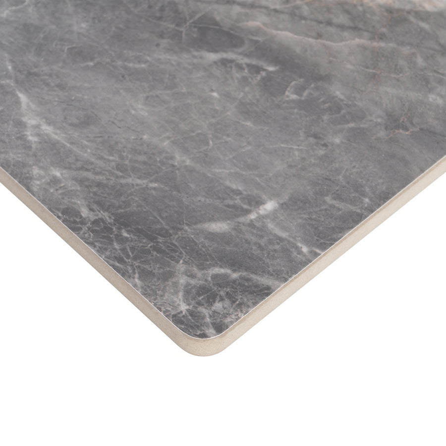 SINTERED STONE GREY TABLETOP 70 X 70 CM