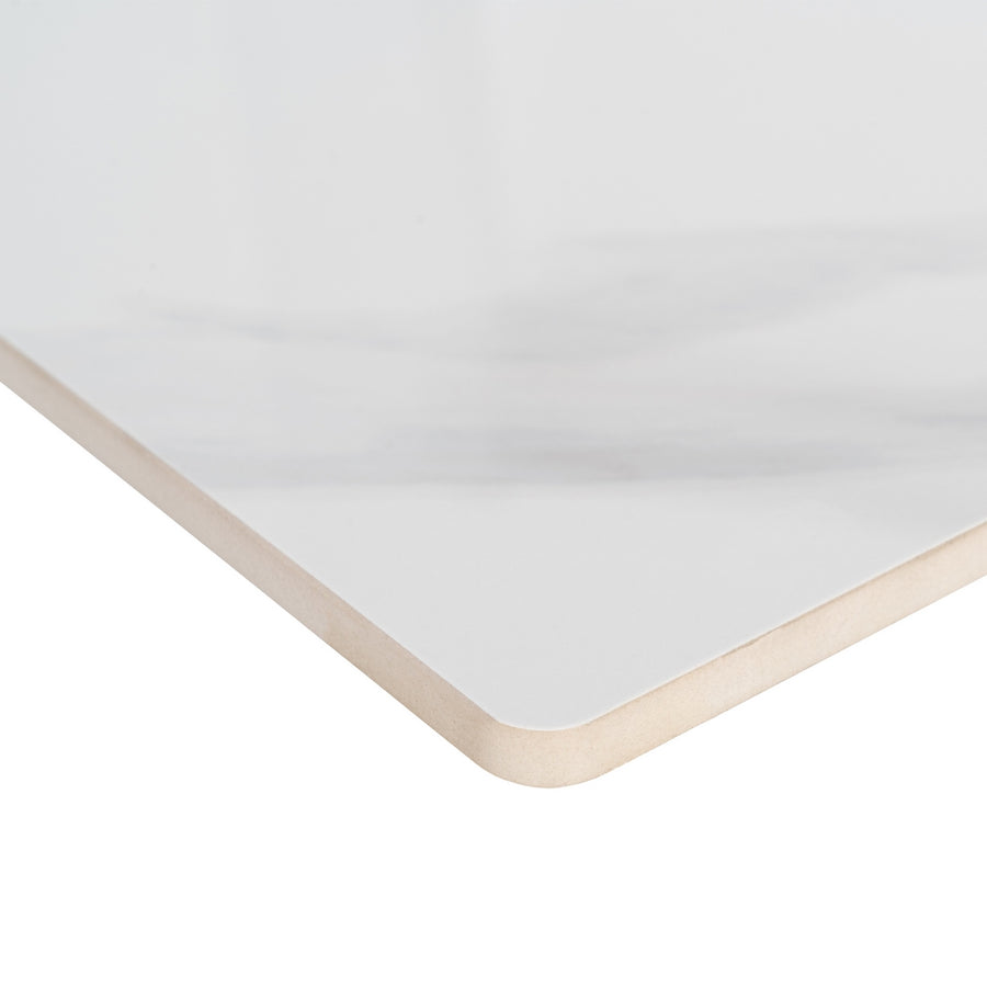 SQUARE WHITE TABLE TOP 80 X 80 CM