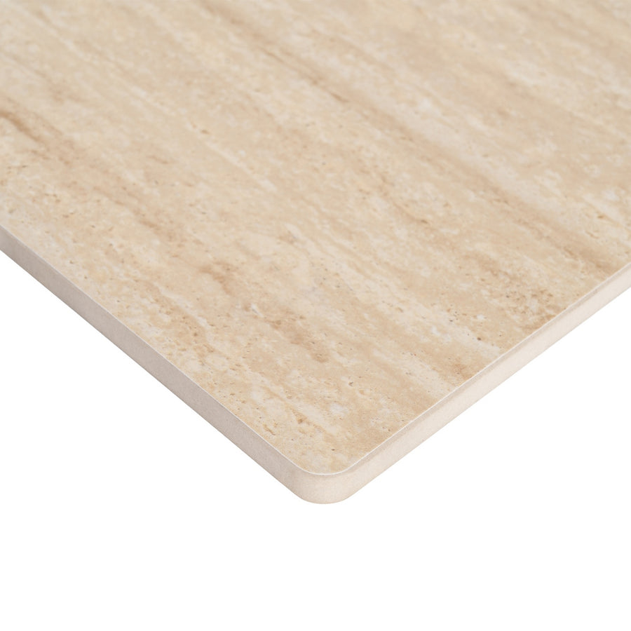 TABLERO MESA CUADRADO TRAVERTINO 80 X 80 CM