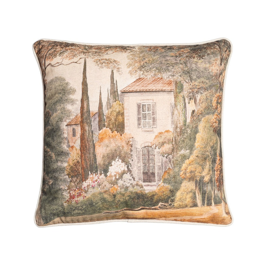 COJÍN PAISAJE DECORACIÓN 45 X 45 CM