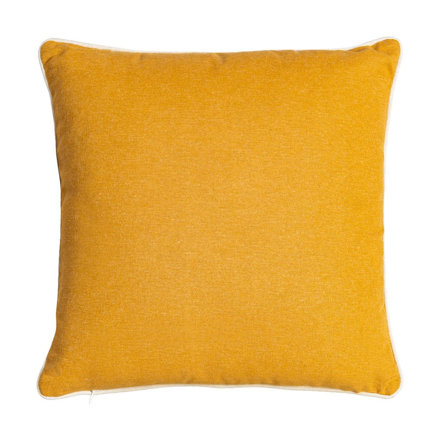 COJÍN HOJAS DECORACIÓN 45 X 45 CM