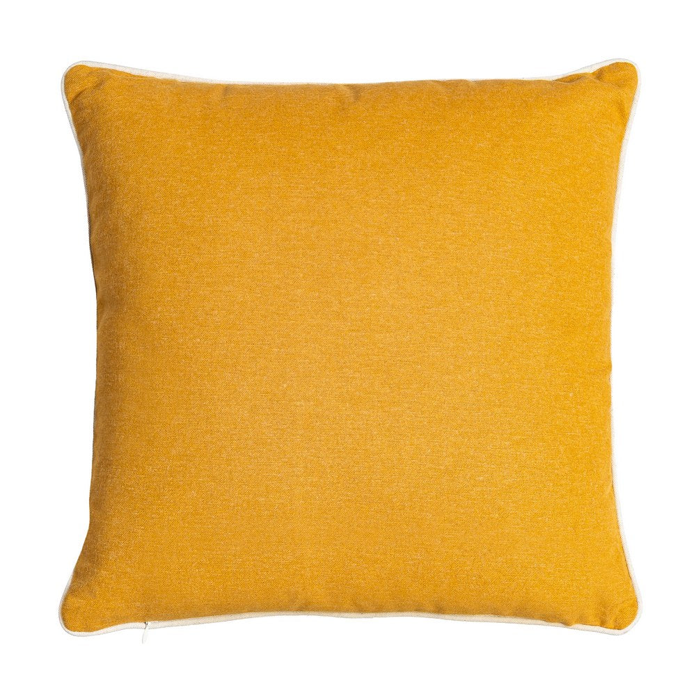 COJÍN HOJAS DECORACIÓN 45 X 45 CM