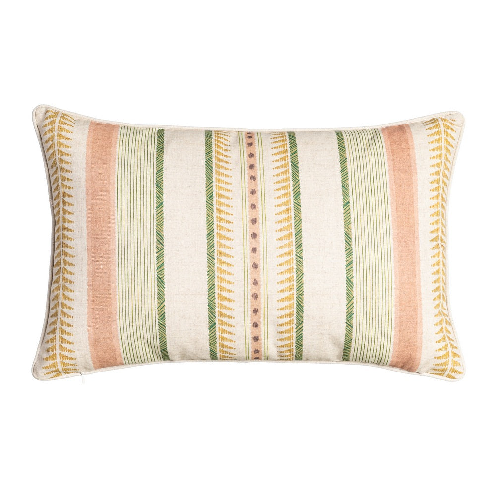 STRIPED DECORATIVE CUSHION 60 X 40 CM