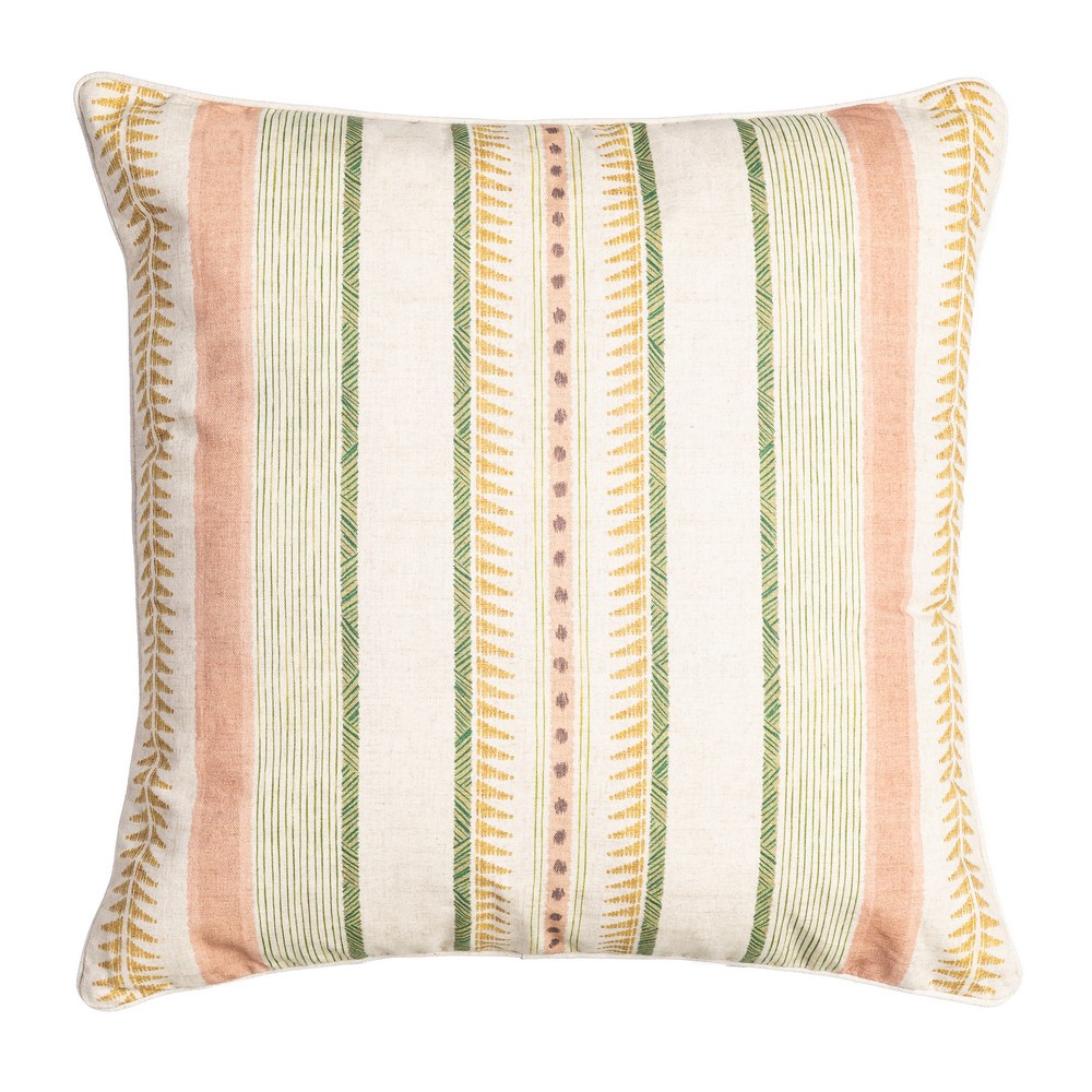 STRIPED DECORATIVE CUSHION 60 X 60 CM