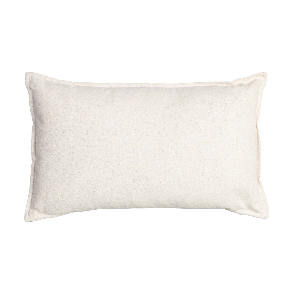 COJÍN CREMA 85%ALGODÓN-15%LINO 50 X 30 CM