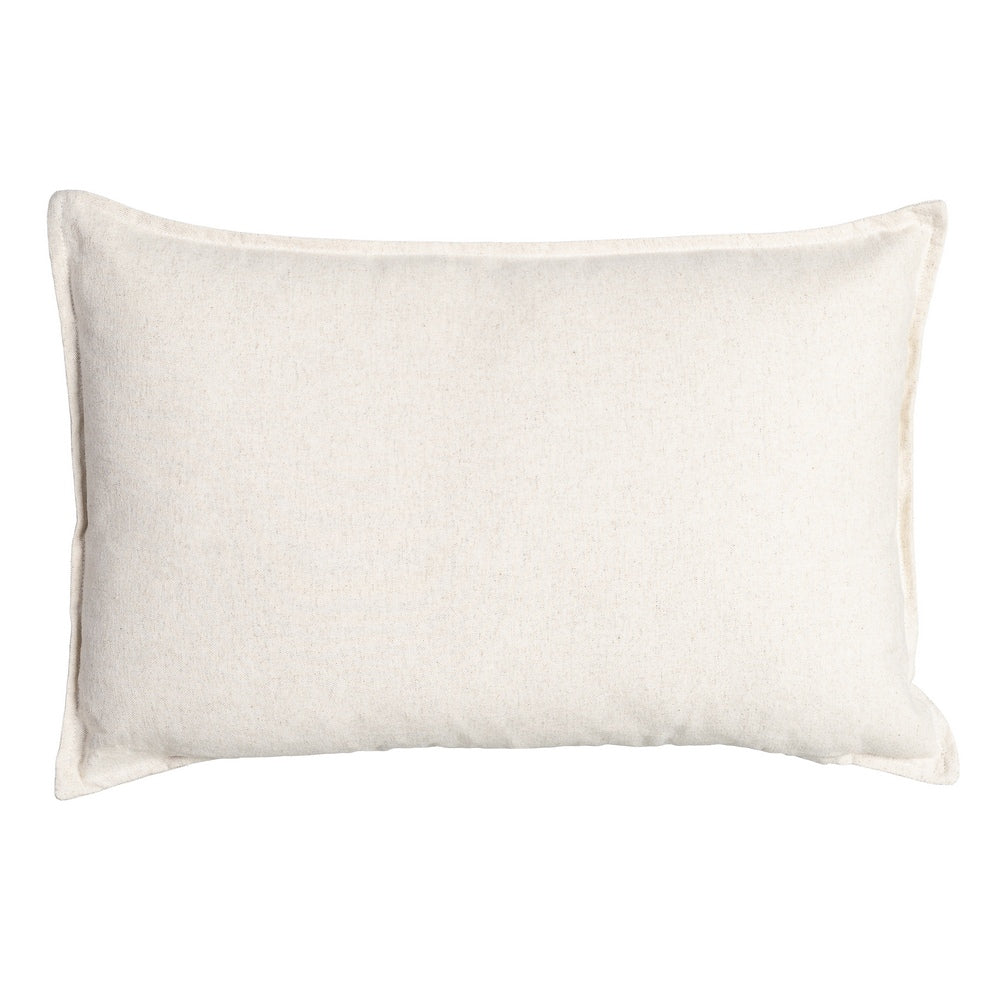 COJÍN CREMA 85%ALGODÓN-15%LINO 60 X 40 CM