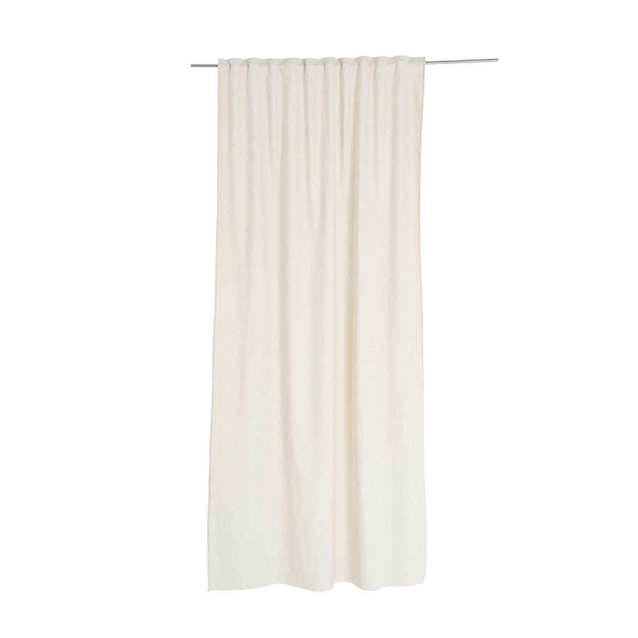 CORTINA CREMA 85%ALGODÓN-15%LINO 140 X 275 CM