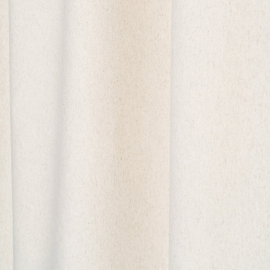 CORTINA CREMA 85%ALGODÓN-15%LINO 140 X 275 CM