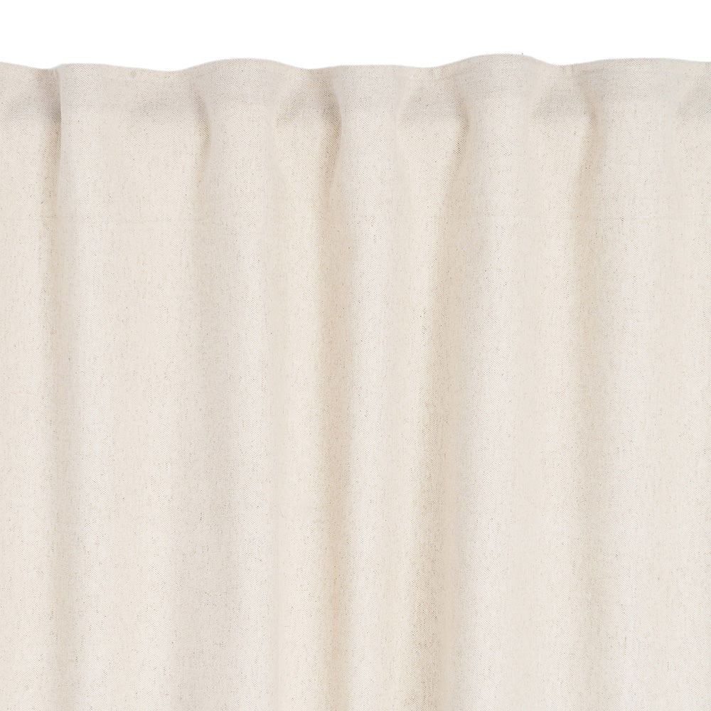 CORTINA CREMA 85%ALGOD�N-15%LINO 140 X 275 CM