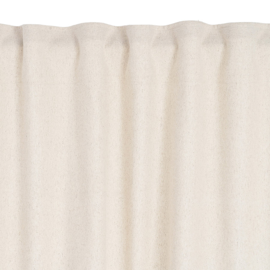 CORTINA CREMA 85%ALGODÓN-15%LINO 140 X 275 CM