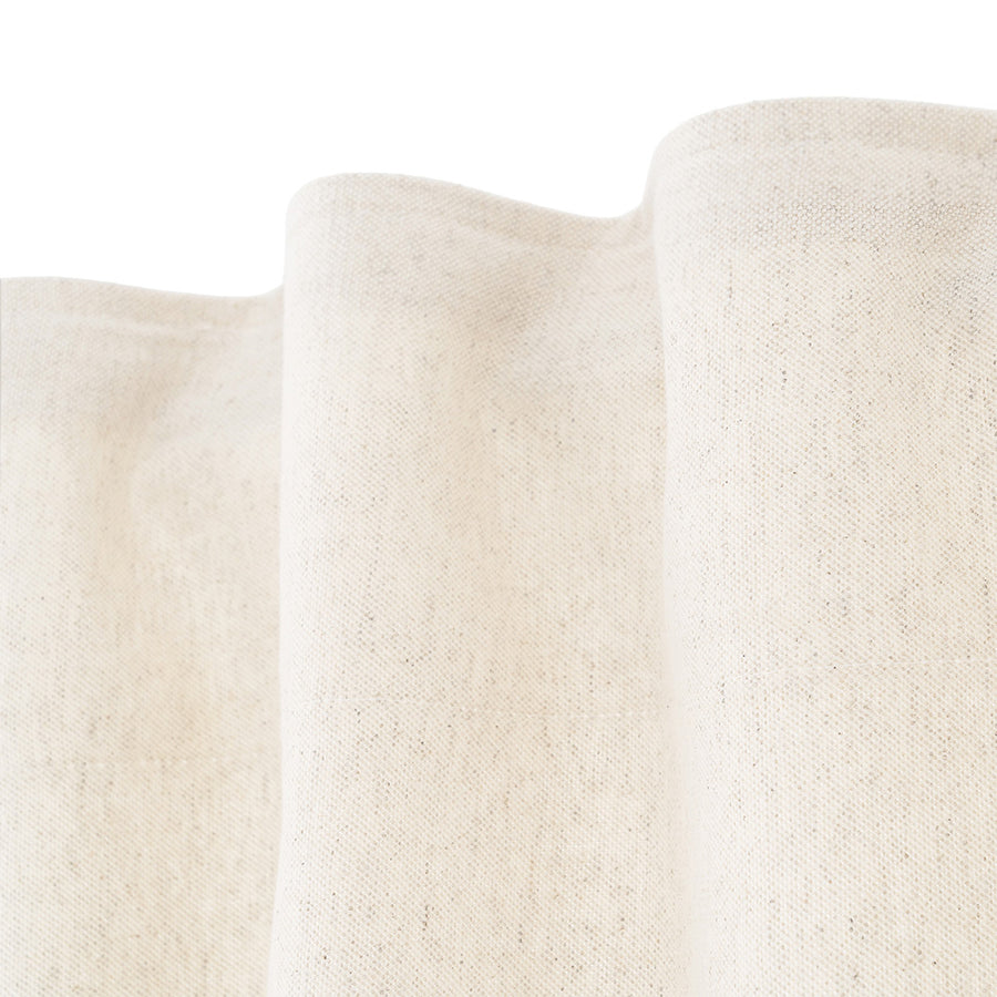 CORTINA CREMA 85%ALGODÓN-15%LINO 140 X 275 CM