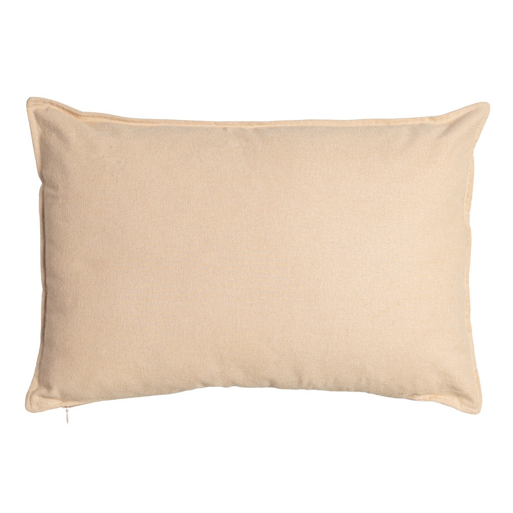 COJÍN BEIGE 85%ALGODÓN-15%LINO 60 X 40 CM