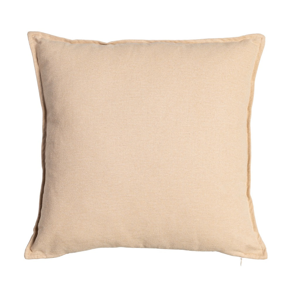 COJÍN BEIGE 85%ALGODÓN-15%LINO 50 X 50 CM