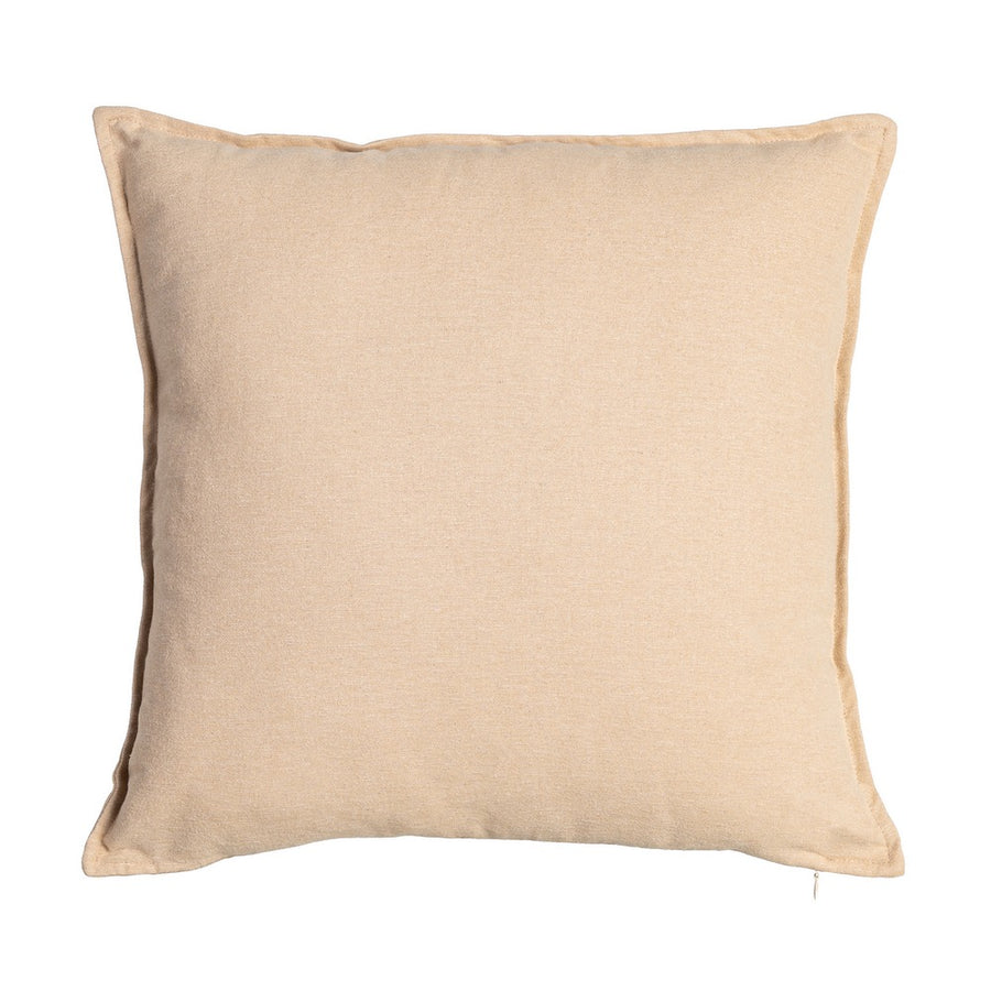 BEIGE CUSHION 85%COTTON-15%LINEN 50 X 50 CM