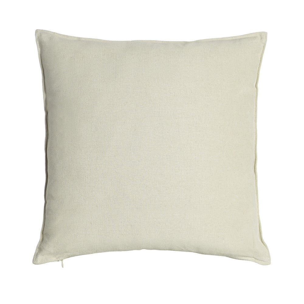LIGHT KHAKI CUSHION 85%COTTON-15%LINEN 50 X 50 CM