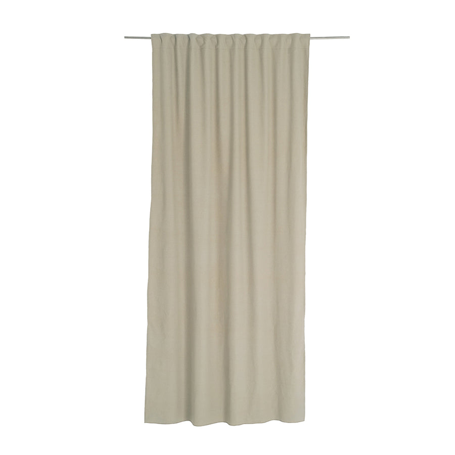 CORTINA CAQUI CLARO 85%ALGODÓN-15%LINO 140 X 275 CM